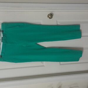 BANANA REPUBLIC  Kelly Green Ryan pants size 8.